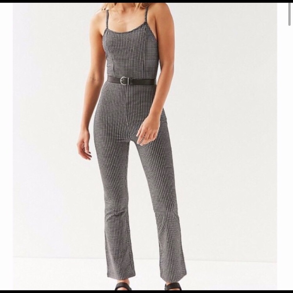 NWT urban outfitters gingham jumpsuit